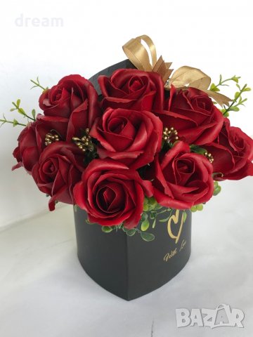 Букет от ароматни сапунени рози, снимка 14 - Подаръци за рожден ден - 39571142