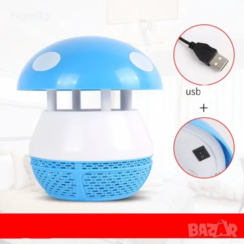 Лампа против комари с USB за дома и детската стая TV312, снимка 9 - Други стоки за дома - 49732816