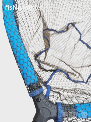 Висок клас кеп 4.5мт - карбонова дръжка, поплавъци и гумирана мрежа!, снимка 6 - Такъми - 53266965