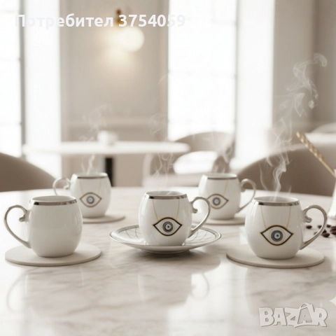 Еспресо машина MUHLER + Луксозен порцеланов сервиз - Екстравагантен комплект 2 в 1, снимка 6 - Кафемашини - 52339283