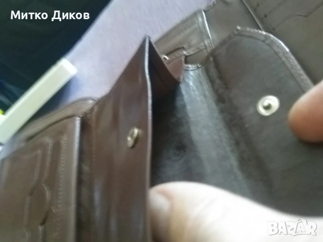 Марков портфейл Блентио естествена кожа 160х105мм, снимка 9 - Портфейли, портмонета - 51005918