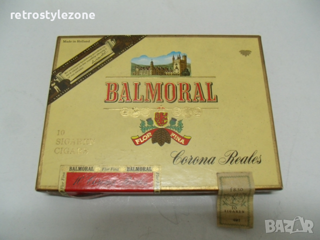 № 7439 сара картонена кутия - BALMORAL   - размер 16,5 / 12 / 2 см, снимка 5 - Други ценни предмети - 44778008