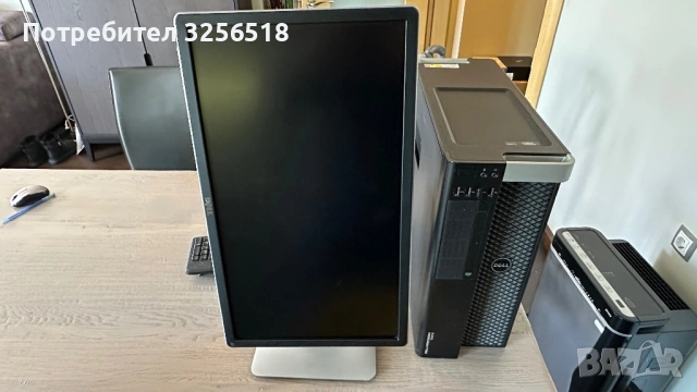 Работна станция Dell Precision T 3510 и монитор Dell p2214 22”., снимка 2 - Работни компютри - 53167398