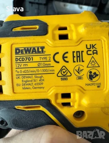Акумулаторен ударен винтоверт DeWalt 2 акумулатора, снимка 3 - Винтоверти - 55857559