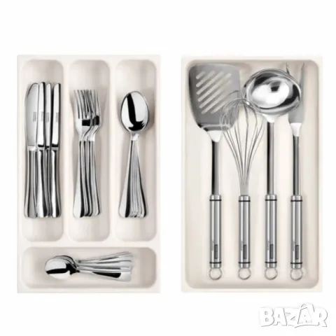 Разпределител за прибори Tescoma FlexiSPACE – Идеален ред във всяко чекмедже, снимка 6 - Други - 49941837