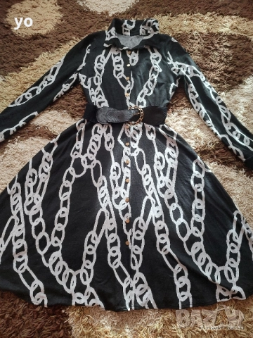 Страхотна зимна дълга рокля , снимка 2 - Рокли - 52243166