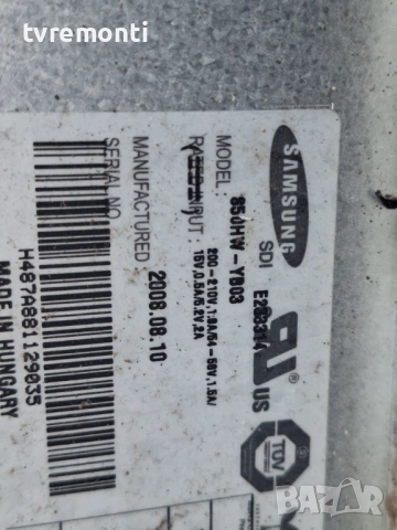 MAIN BOARD BN41-00980C BN94-01668G for, Samsung PS50A456P2D 50inc DISPLAY S50HW-YB03, снимка 7 - Части и Платки - 53668591