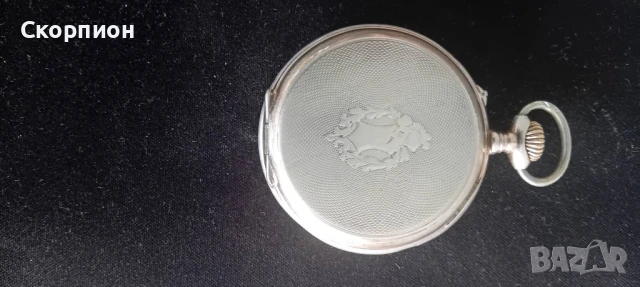 Швейцарски СРЕБЪРЕН джобен часовник Remontuar CILINDRE - 6 RUBIS- 1905г. - ПЕРФЕКТЕН с позлата, снимка 10 - Джобни - 51389193