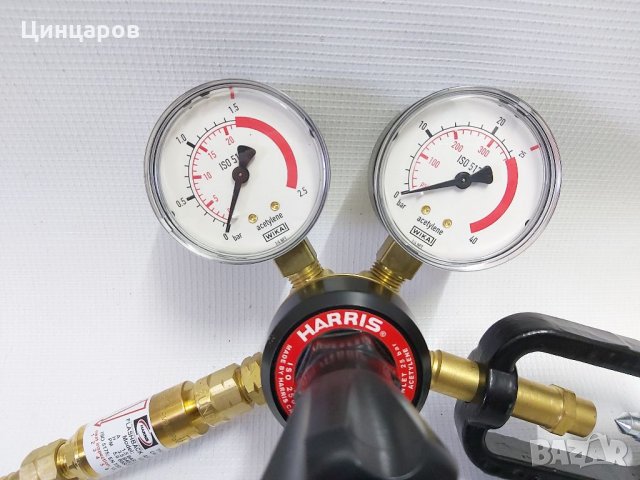 HARRIS,Харис редуцир-вентил Ацетилен, снимка 2 - Други машини и части - 35677906