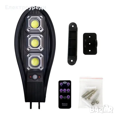 2БР. Соларна Водоустойчива Лампа 600W със сензор за движение, снимка 3 - Друга електроника - 49195781