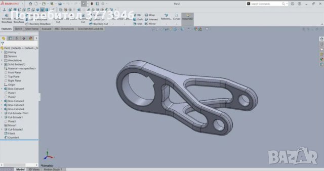 Изработвам чертежи и 3D модели на Solidworks, снимка 2 - Други услуги - 41386584