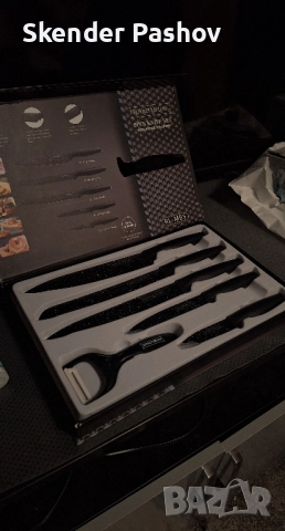 Комплект 5 ножа с керамичто покритие, снимка 1