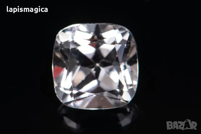 Бял топаз 2.14ct 7mm cushion шлифовка #2, снимка 1 - Други - 48350076