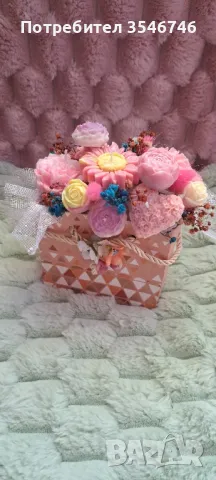 Букет от ароматни соеви свещи , снимка 1