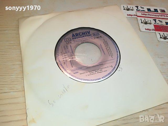 johann sebastian bach-ПЛОЧА ОТ ГЕРМАНИЯ 0205231839, снимка 16 - Грамофонни плочи - 40565960