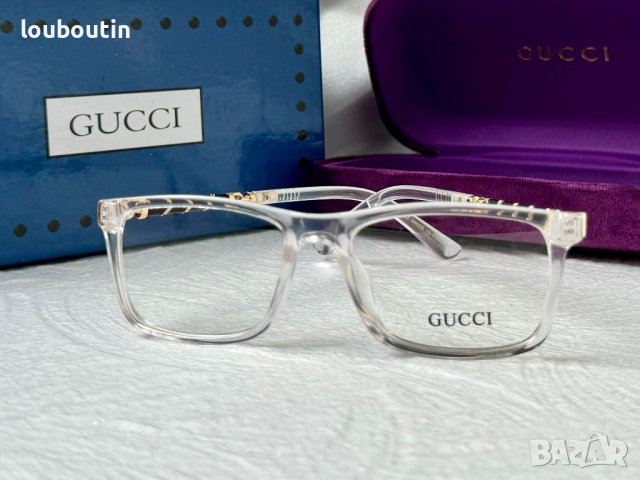 Gucci диоптрични рамки ,прозрачни слънчеви очила,очила за компютър, снимка 8 - Слънчеви и диоптрични очила - 44465602