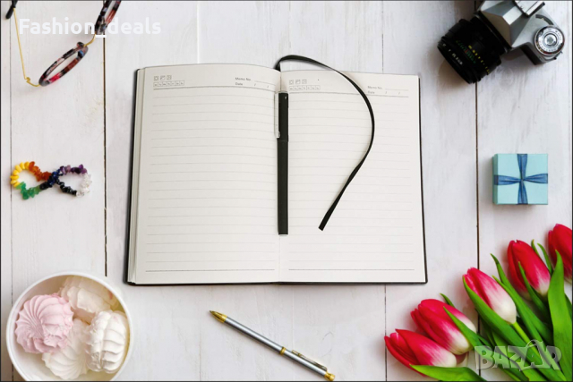 Тетрадка A5 дебели 200 страници PU кожа мека корица Нов Дневник Тефтер, снимка 3 - Ученически пособия, канцеларски материали - 36376030