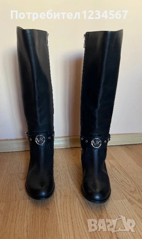 Чисто НОВИ оригинални ботуши MICHAEL KORS от естествена кожа 36 н, снимка 2 - Дамски ботуши - 53668151
