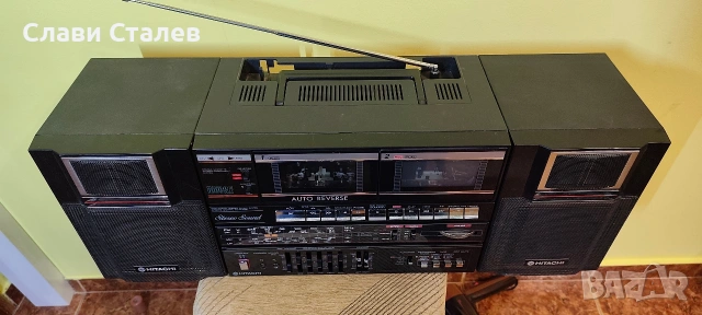 Hitachi trk 550e, снимка 3 - Радиокасетофони, транзистори - 53503146