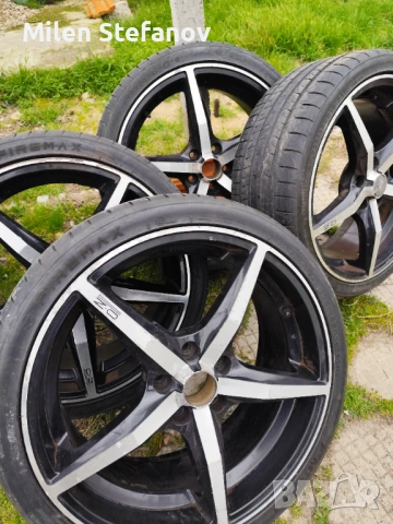 Джанти с гуми 19 5*112, снимка 2 - Гуми и джанти - 53739538