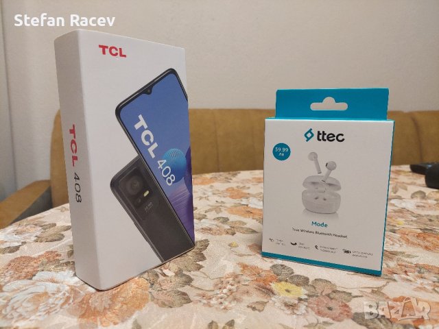 Продавам чисто нов, неразпечатан Смартфон TCL 408 64GB, снимка 2 - Телефони с две сим карти - 44182508