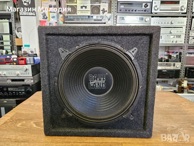 Автомобилна бас каса Raveland 12" (300W) – Стегнат и плътен бас, Затворен обем