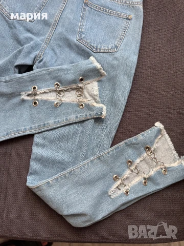 Нови дънки с висока талия S, снимка 3 - Дънки - 51109972