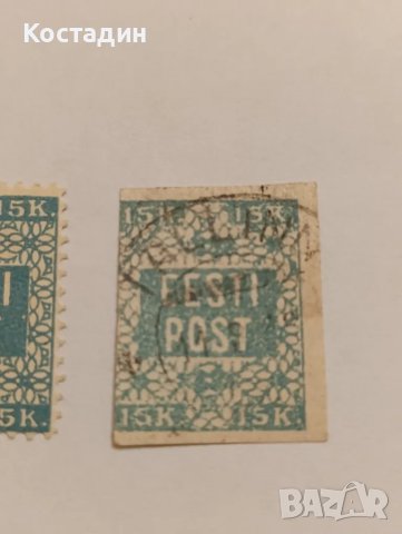 Пощенски марки Естония, снимка 3 - Филателия - 49825014