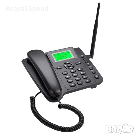 Безжичен стационарен телефон LS960 2G/3G с SIM карта, SMS и FM радио