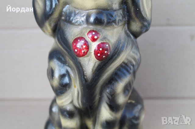 Стара Българска  керамика - Куче касичка, снимка 3 - Антикварни и старинни предмети - 42049189