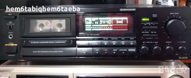 Onkyo TA 2570 - топ модел - един от малкото им триглави декове с IR дистанционо управление., снимка 3 - Декове - 52678873