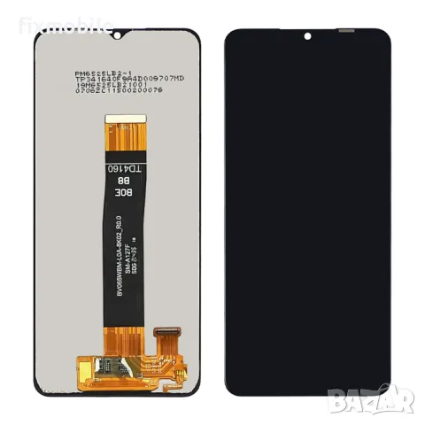 Дисплей за SAMSUNG A127F Galaxy A12S (2021) (BOE B8 black flex) с черен тъчскрийн, снимка 1