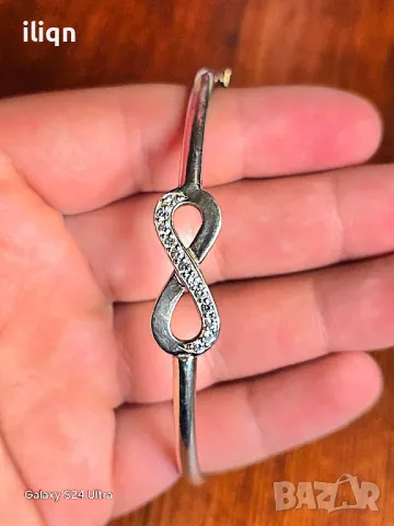 Сребърна Масивна твърда гривна. Цена 34.99лв. Разгледайте и останалите ми обяви., снимка 4 - Колиета, медальони, синджири - 50348353