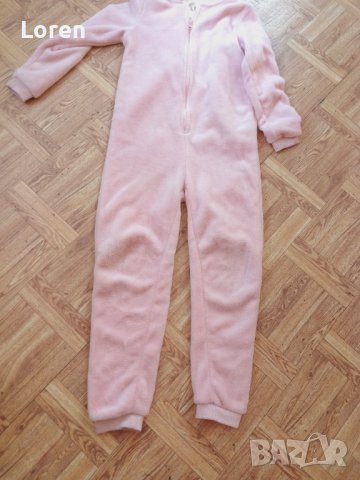 Пухено гащеризонче розово зайченце 🌸, снимка 6 - Детски пижами - 42418723