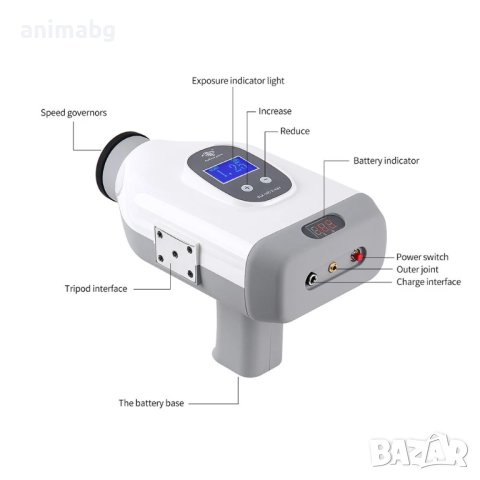 ANIMABG Преносим дигитален рентгенов апарат, BLX-8 Plus, Висока честота 30кHz, снимка 7 - Стоматология - 42030681