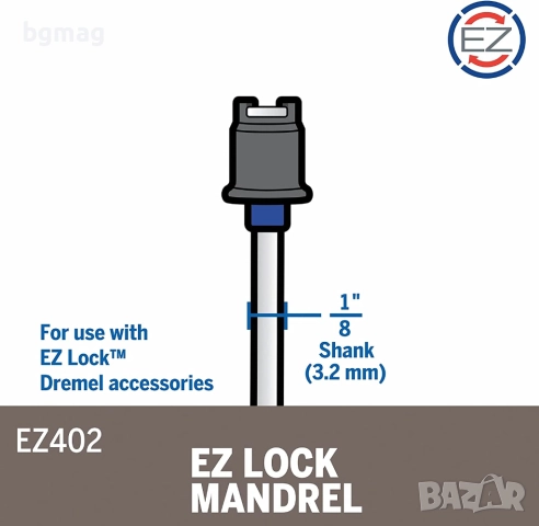 Dremel SC402 Ø 3 мм, 2х38mm - дорник/държач за прав шлайф, снимка 5 - Други инструменти - 52141094