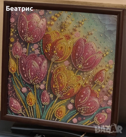 Диамантени гоблени-с разредени мъниста, снимка 2 - Гоблени - 52566178