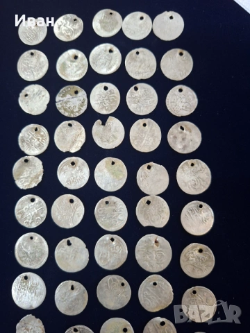 Османски сребърни акчета , снимка 2 - Нумизматика и бонистика - 53709120