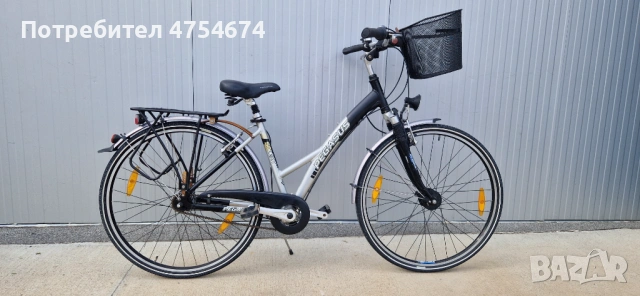 Дамски алуминиев велосипед Pegasus 28"колело с кошница