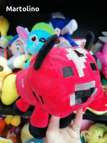 Нова плюшена играчка Майнкрафт прасе, снимка 2 - Плюшени играчки - 52859708