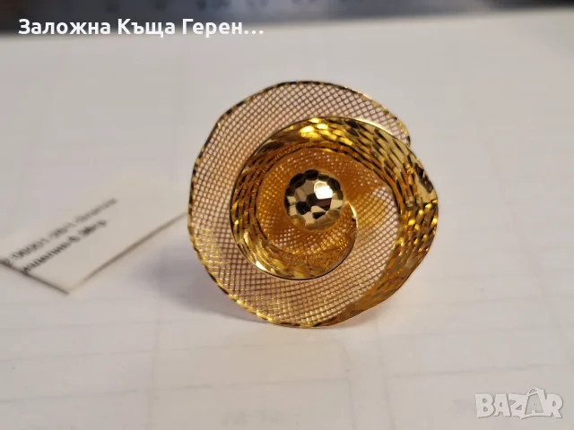 Златен пръстен 5,38гр., снимка 2 - Пръстени - 56258564