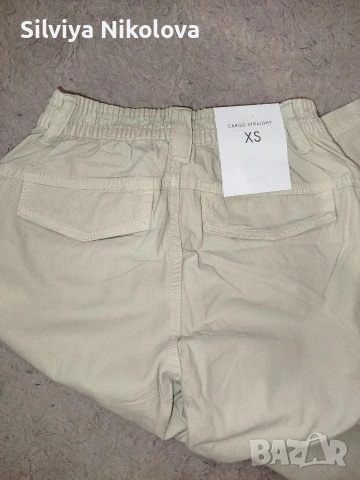 Чисто нов карго панталон Bershka, размер XS, снимка 2 - Панталони - 53525718