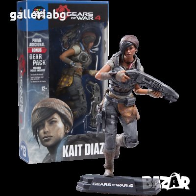 Екшън фигура на Кейт Диаз - Gears of War 4 McFarlane , снимка 5 - Фигурки - 41313924