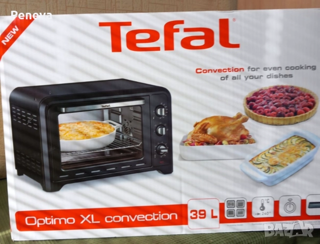 Фурна Тефал Optimo Xl Convection , снимка 6 - Печки, фурни - 51669957