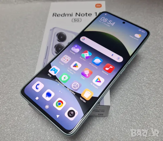 НОВ! Смартфон Xiaomi Redmi Note 14 5G, 6GB, 128GB, Coral Green , снимка 1