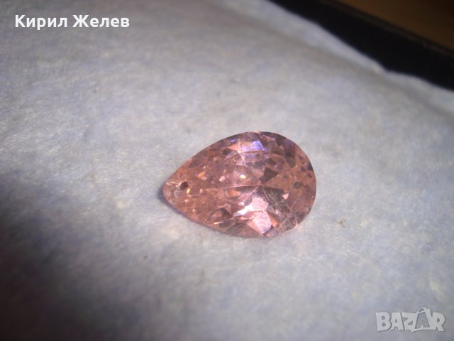 НАТУРАЛЕН ЮВЕЛИРНО ФАСЕТИРАН РОЗОВ КВАРЦ МЕДАЛЬОН СКЪПОЦЕНЕН КАМЪК ПЕНДАНТ БИЖУ АРТ - ВИСУЛКА 25997, снимка 4 - Колиета, медальони, синджири - 35974988