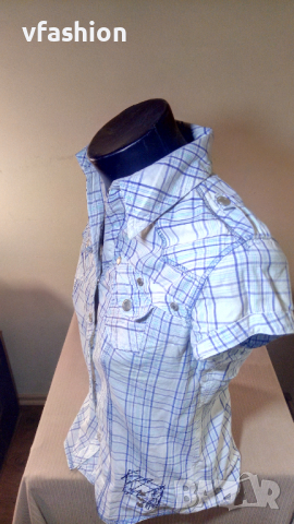 ДАМСКА КАРИРАНА РИЗА CLOCKHOUSE, снимка 6 - Ризи - 36275329