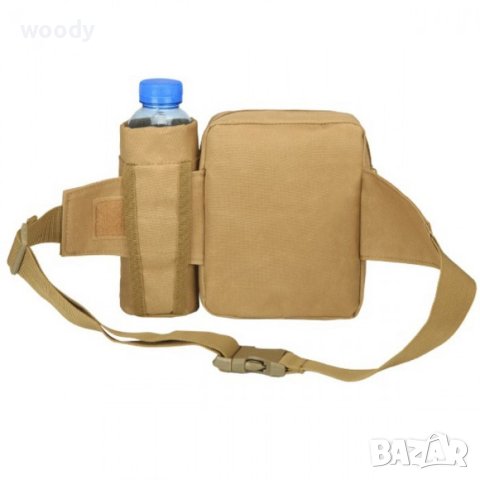 Тактическа чанта с колан ALPINE, Кафява, снимка 5 - Екипировка - 41529039