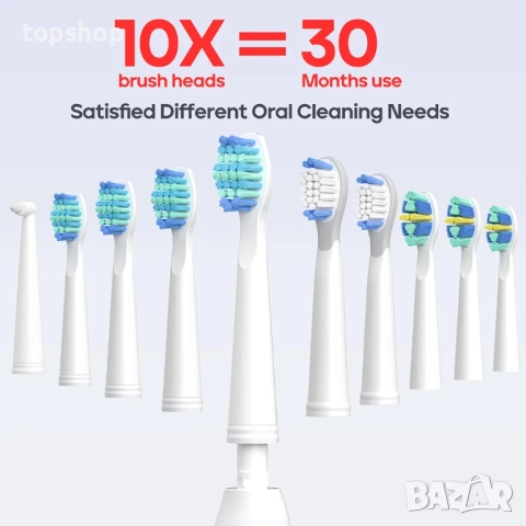 Чисто нова SEAGO Sonic четка за зъби за възрастни и деца, акумулаторни електрически четки за зъби с , снимка 3 - Други стоки за дома - 52704364