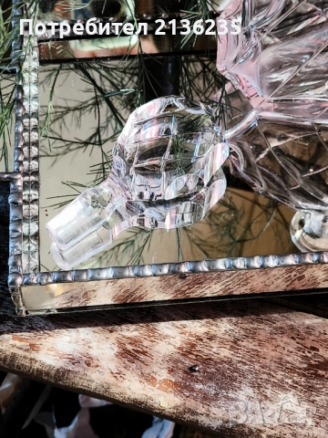 Кристална гарафа Бохемия, снимка 6 - Антикварни и старинни предмети - 51706658